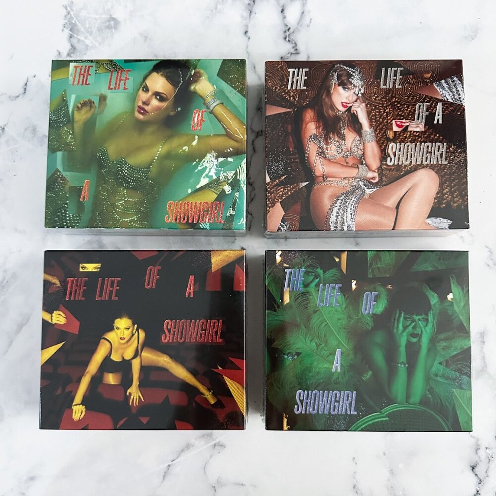 Taylor Swift The Life of a Showgirl Limited Edition Release Deluxe CDs